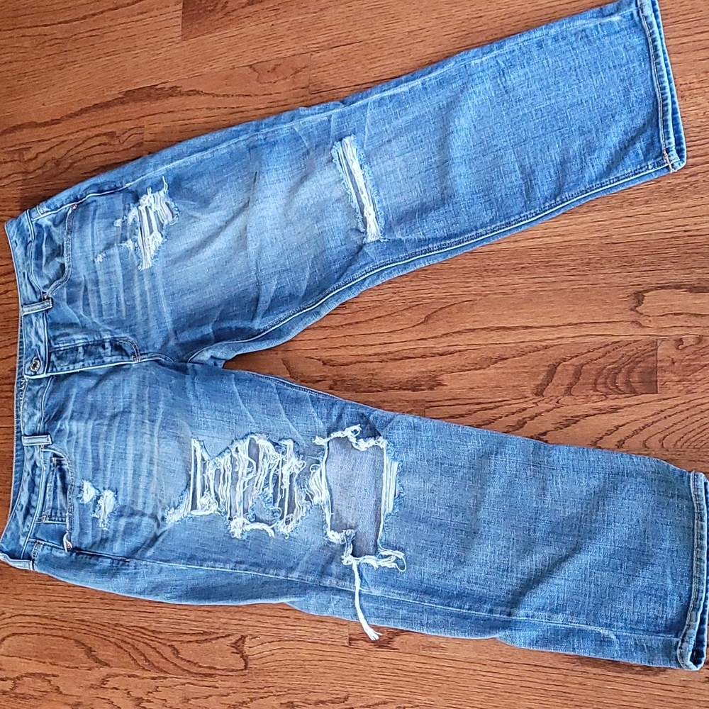 AE Distressed Button-Fly Jeans - Picture 2 of 12